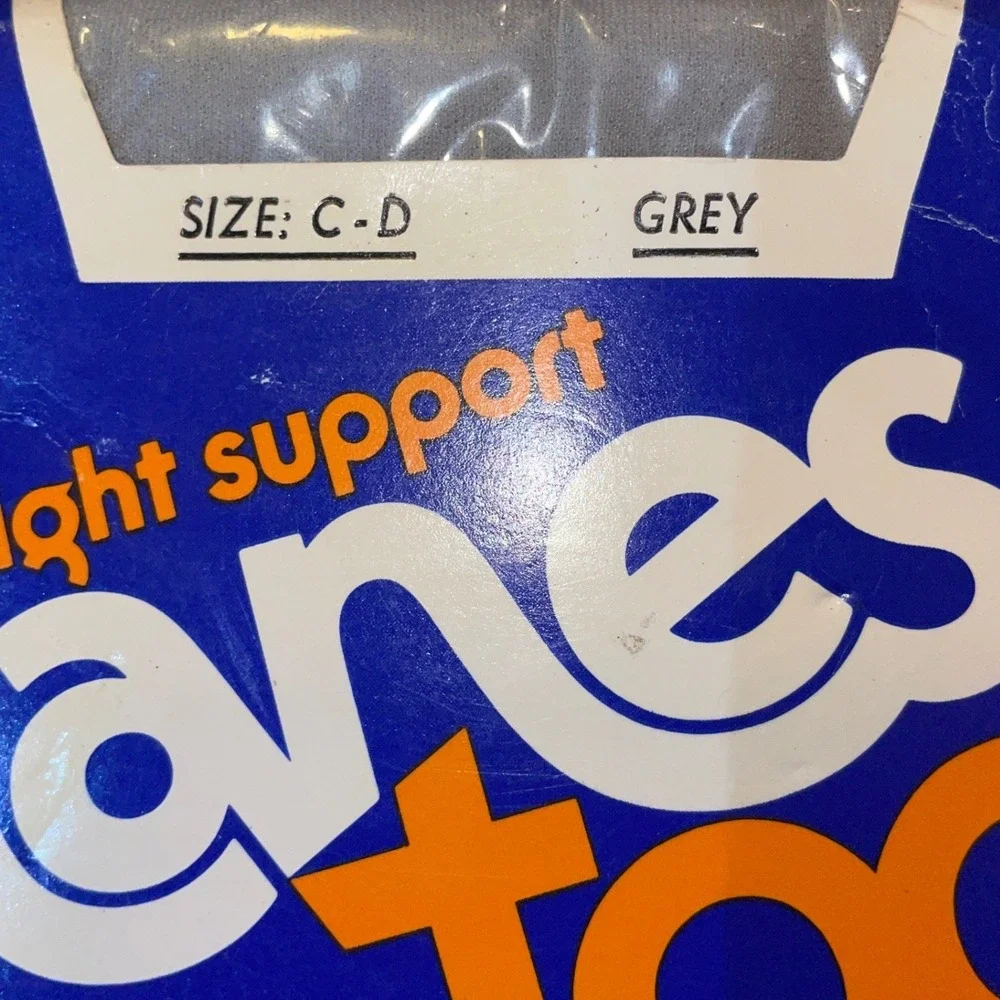 intage 1984 Hanes Too! Light Support Pantyhose NOS USA Size C Original Package